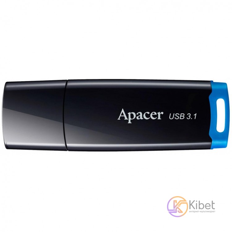 USB 3.1 Флеш накопитель 16Gb Apacer AH359, Black Blue (AP16GAH359U-1)