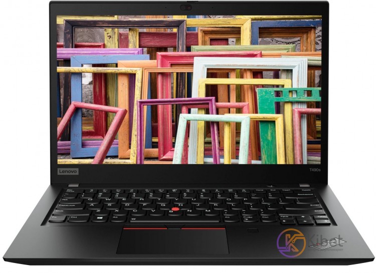 Ноутбук 14' Lenovo ThinkPad T490s (20NX003MRT) Black, 14', глянцевый LED Full HD