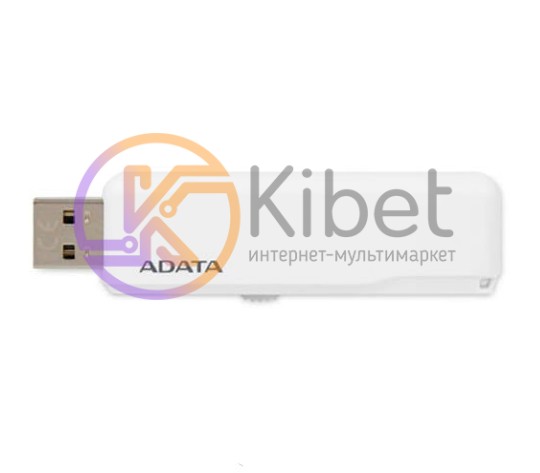 USB Флеш накопитель 32Gb A-Data UV110 White AUV110-32G-RWH