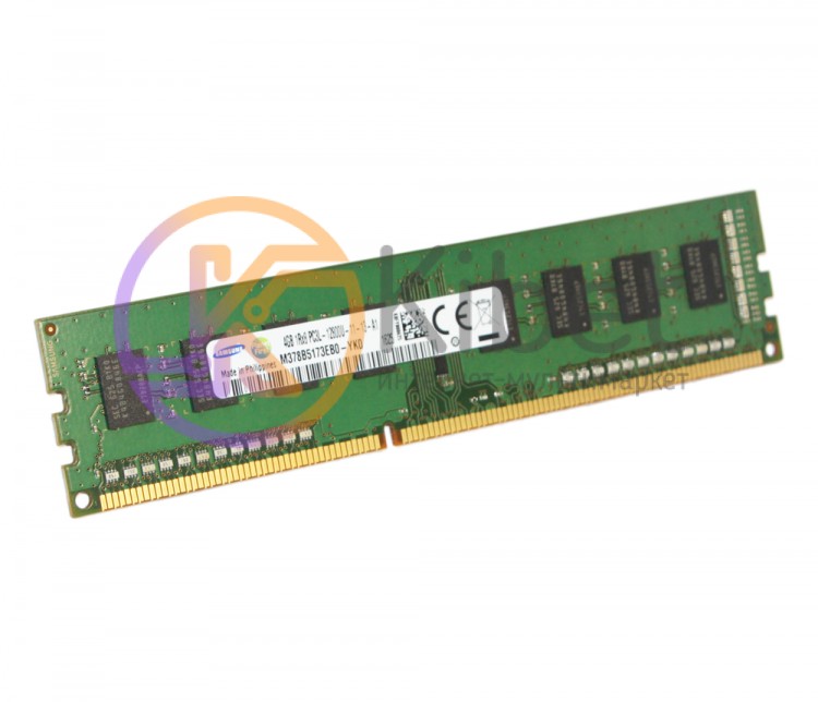 Модуль памяти 4Gb DDR3, 1600 MHz, Samsung Original, 11-11-11-28, 1.35V (M378B517