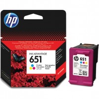 Картридж HP №651 (C2P11AE), Color, DJ Ink Advantage 5575 5645, OfficeJet 202, 30