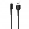 Кабель USB - Lightning, Hoco X30 2.1A, 1.2м, Black (X30)
