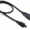 Кабель USB - mini USB 0.5 м Extradigital Black (KBU1627)