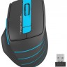 Мышь A4Tech Fstyler FG30S, Gray Blue, USB, беспроводная, оптическая, бесшумная,