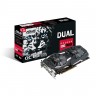 Видеокарта Radeon RX 580, Asus, DUAL OC, 8Gb DDR5, 256-bit, DVI 2xHDMI 2xDP, 138