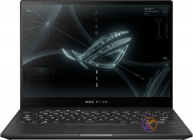 Ноутбук 13' Asus ROG Flow X13 GV301QH-K6177 (90NR06C1-M11200) Black 13.4' WUXGA