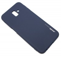 Накладка силиконовая для смартфона Samsung J610 (J6 Plus), SMTT matte, Dark Blue