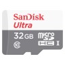 Карта памяти microSDHC, 32Gb, Class10 UHS-I, SanDisk R80MB Ultra, без адаптера
