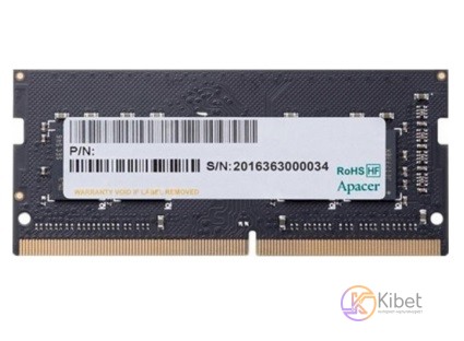 Модуль памяти SO-DIMM, DDR4, 4Gb, 2666 MHz, Apacer, 1.2V, CL19 (76.B353G.D650B)