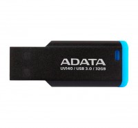 USB Флеш накопитель 32Gb A-Data UV140 Retail Black-Blue AUV140-32G-RBE