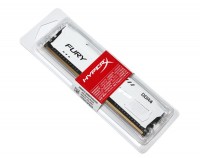 Модуль памяти 8Gb DDR4, 2400 MHz, Kingston HyperX Fury, White, 15-15-15, 1.2V, с