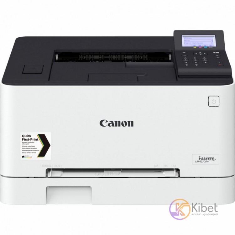Принтер лазерный цветной A4 Canon LBP623Cdw (3104C001), White, WiFi, 1200x1200 d