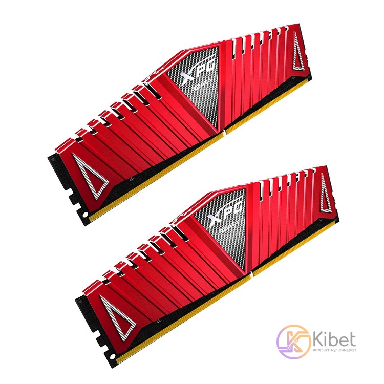 Модуль памяти 8Gb x 2 (16Gb Kit) DDR4, 3000 MHz, ADATA XPG Z1, Red, 16-18-18, 1.