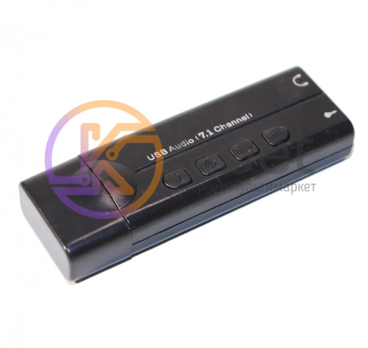 Звуковая карта USB 2.0, 7.1, Viewcon VE533, USB2.0-Audio вх. вых.(7.1), блистер