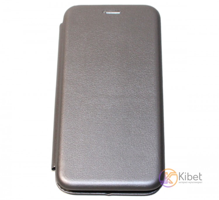 Чехол-книжка кожаная для Xiaomi Redmi 5A, Grey