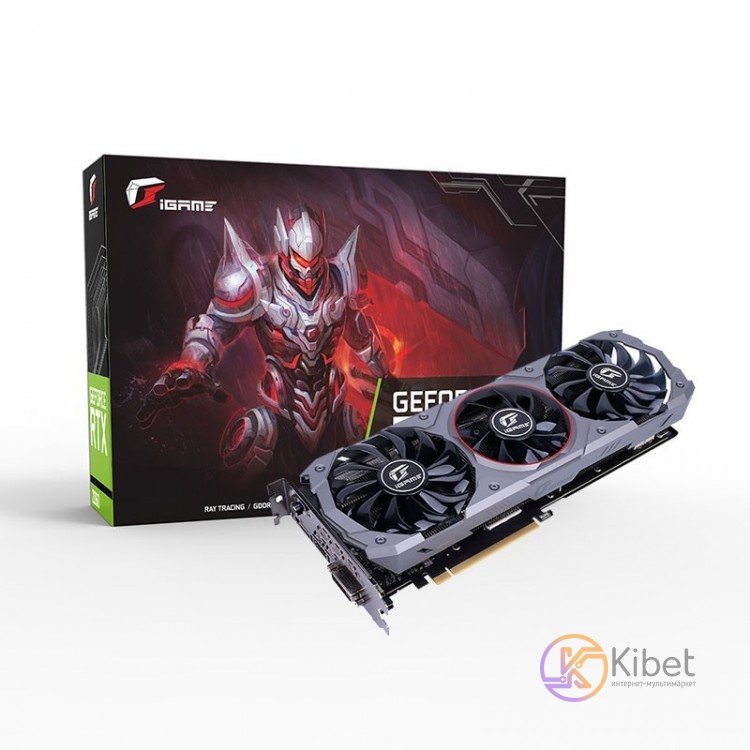 Видеокарта GeForce GTX 1660, Colorful, iGame Advanced OC, 6Gb DDR5, 192-bit, DVI