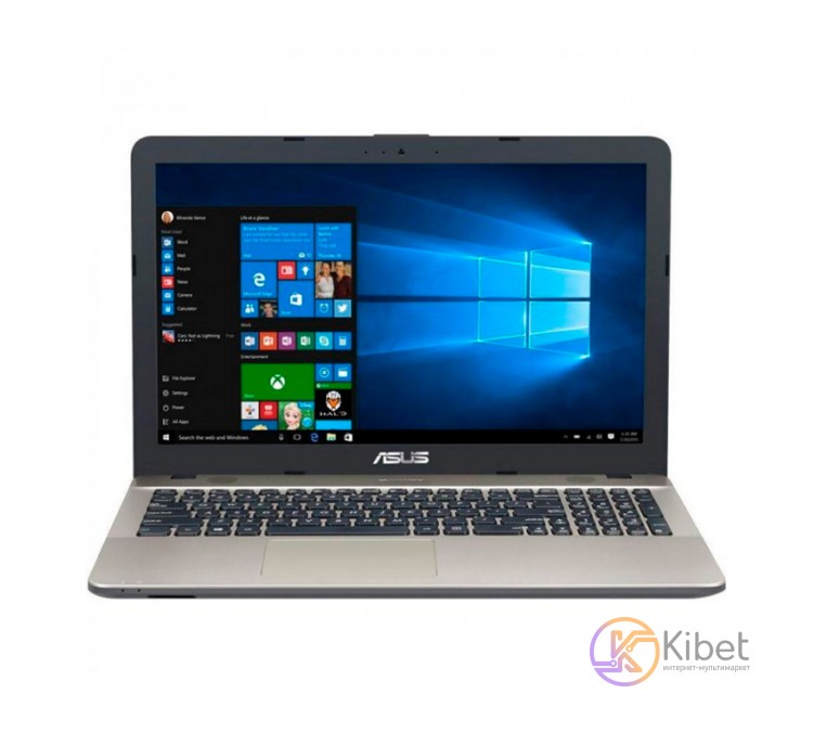 Ноутбук 15' Asus X541UA-GQ1244D Chocolate Black 15.6' матовый LED HD (1366x768),
