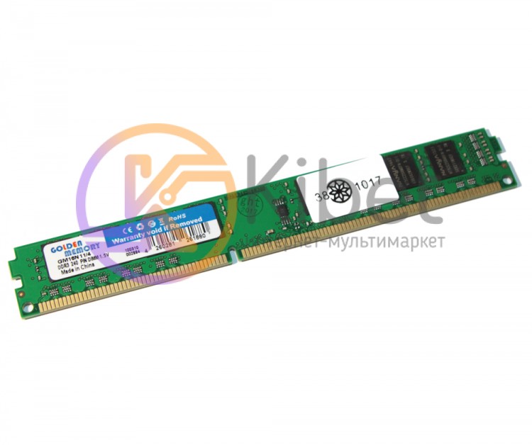 Модуль памяти 4Gb DDR3, 1600 MHz, Golden Memory, 11-11-11-28, 1.5V (GM16N11 4)