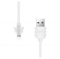 Кабель USB - Lightning, Hoco, 1 m, White, (X16)