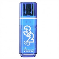 USB Флеш накопитель 32Gb Smartbuy Glossy series Blue SB32GBGS-B