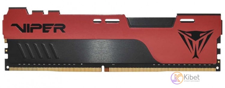 Модуль памяти 16Gb DDR4, 3200 MHz, Patriot Viper Elite II, Black Red, 18-22-22-4