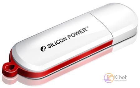USB Флеш накопитель 8Gb Silicon Power LuxMini 320 White 25 15Mbps SP008GBUF2