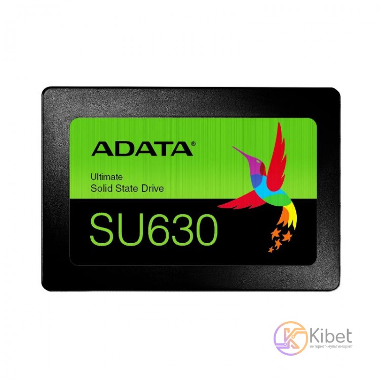 Твердотельный накопитель 960Gb, ADATA Ultimate SU630, SATA3, 2.5', 3D QLC, 520 4