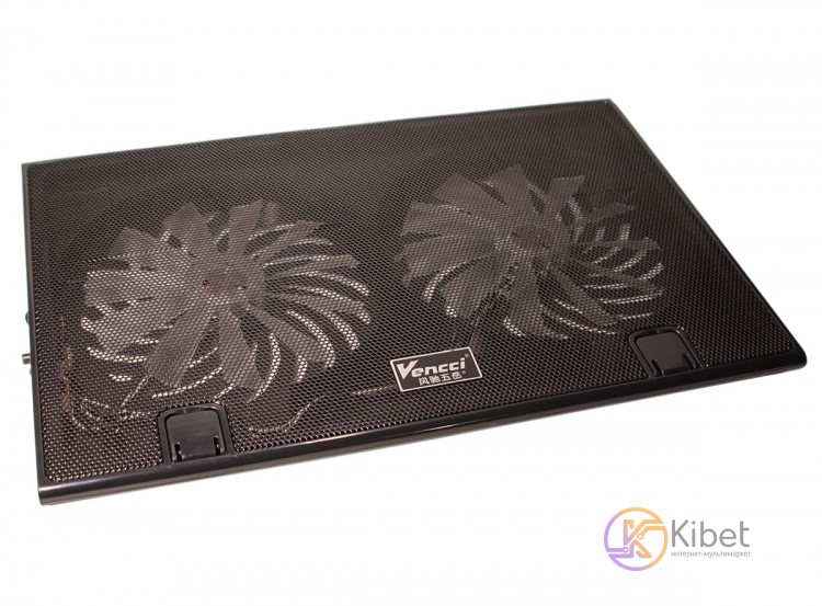 Подставка для ноутбука до 17' Notebook Cool Pad Vencci DCX-006, Black, 2x15 см в