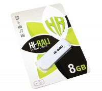 USB Флеш накопитель 8Gb Hi-Rali Taga White, HI-8GBTAGWH