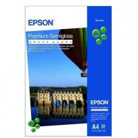 Фотобумага Epson, полуглянцевая, A4, 251 г м2, 20 л, Premium Series (C13S041332)