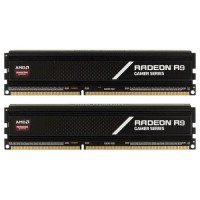 Модуль памяти 4Gb x 2 (8Gb Kit) DDR4, 3000 MHz, AMD Radeon R9 Gamer, Black, 16-1