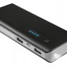 Универсальная мобильная батарея 10000 mAh, Trust Urban Primo, Black, 2xUSB 5V 1A