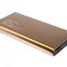Универсальная мобильная батарея 8000 mAh, PZX, Gold, 1xUSB, 2.1A, кабель USB -