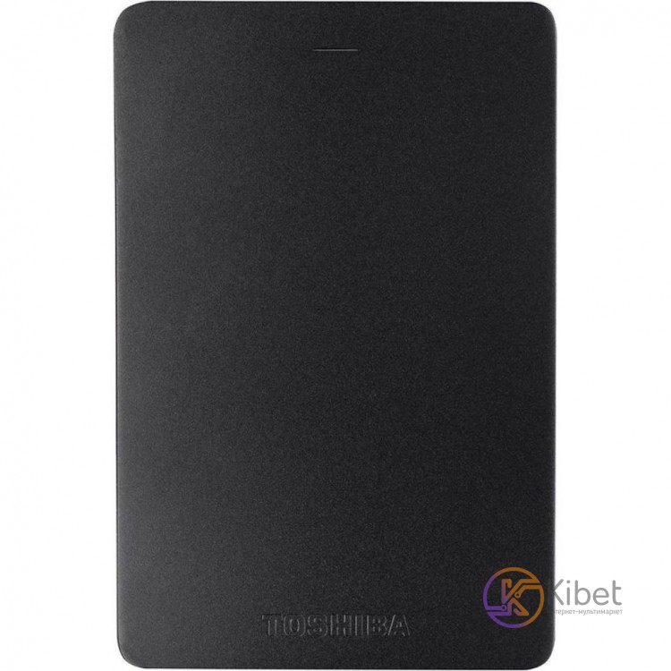 Внешний жесткий диск 1Tb Toshiba Canvio Alu, Black, 2.5', USB 3.0, алюминевый ко