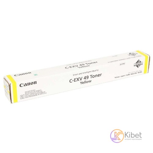 Тонер Canon C-EXV 49, Yellow, iR C3320 C3325 C3330, туба, 19 000 стр (8527B002)