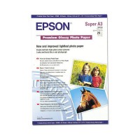 Фотобумага Epson, полуглянцевая, A3, 251 г м?, 20 л, Premium Series (C13S041334)