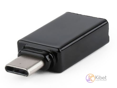Переходник USB 3.0 (F) - Type-C (M), Black, Cablexpert (A-USB3-CMAF-01)