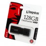 USB 3.0 Флеш накопитель 128Gb Kingston DT100 G3, Black (DT100G3 128GB)