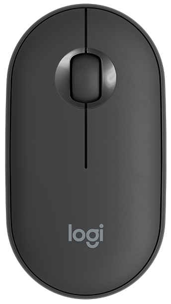 Мышь Logitech M350, Graphite, USB, Bluetooth (беспроводная), оптическая, 1000 dp