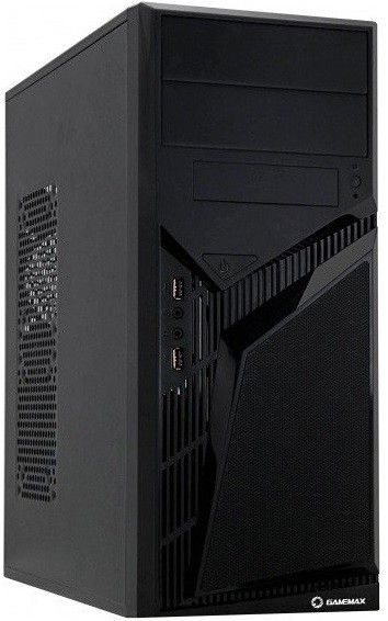 Корпус GameMax ET-207 Black, 400 Вт, Midi Tower, ATX Micro ATX Mini ITX, 2хU