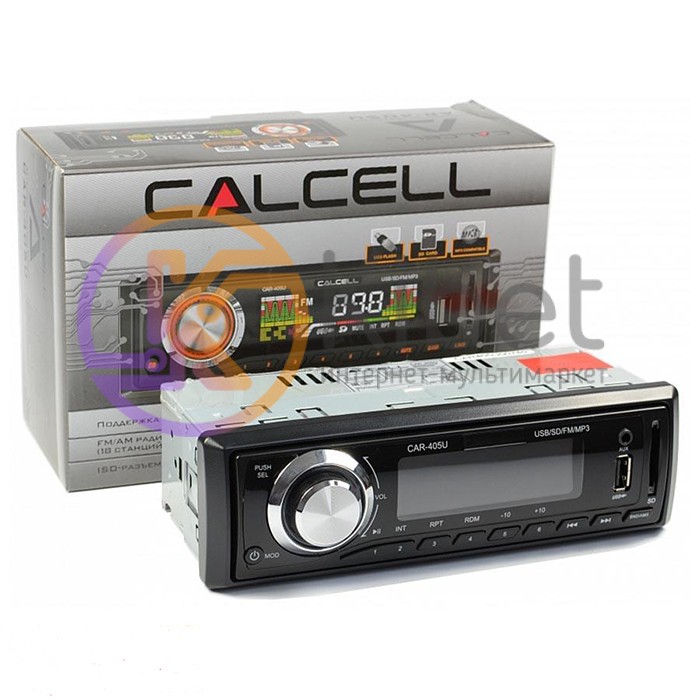 Автомагнитола CALCELL CAR-405U USB, 1 Din