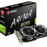 Видеокарта GeForce GTX1060 OC, MSI, ARMOR, 6Gb DDR5X, 192-bit, DVI HDMI 3xDP, 17