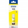 Чернила Epson 106, Yellow, для L7160 L7180, 70 мл (C13T00R440)