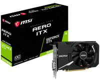 Видеокарта GeForce GTX 1650 SUPER, MSI, AERO ITX OC, 4Gb DDR6, 128-bit, DVI-D HD