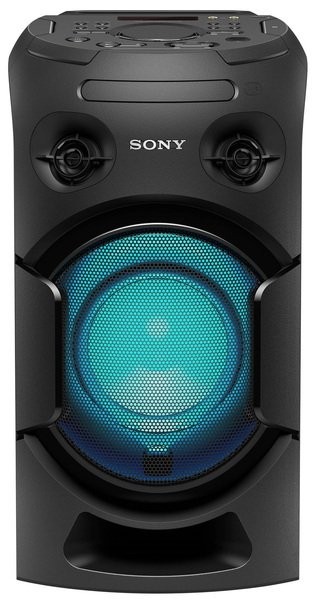 Колонка портативная 2.1 Sony MHC-V02 Black, CD DVD USB FM, Bluetooth, питание от