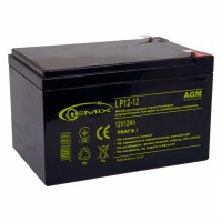 Батарея для ИБП 12В 12Ач Gemix LP12-12 151х98х95 мм (LP1212)