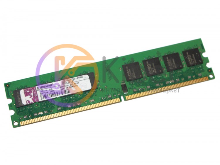 Модуль памяти 2Gb DDR2, 800 MHz (PC6400), Kingston, 11-11-11-28, 1.5V (KYG410-EL