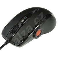 Мышь A4Tech F6 Black, V-TRACK, USB, 3000 dpi