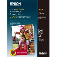 Фотобумага Epson, глянцевая, A4, 183 г м?, 20 л, Value Series (C13S400035)