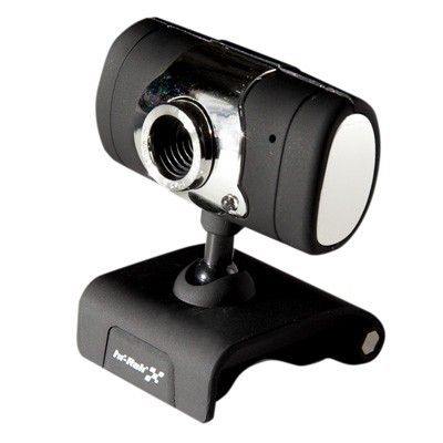 Web камера Hi-Rali HI-CA009 Black, 0.3 Mpx, 640x480, USB 2.0, встроенный микрофо